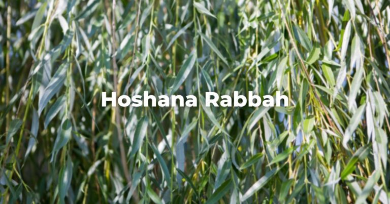 Hoshana Rabbah