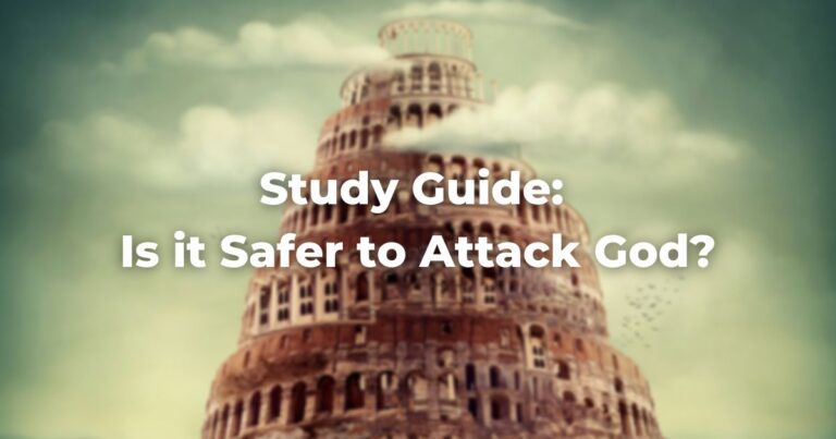 Study Guide Is it safer to attack god