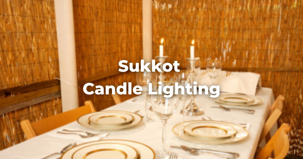 Sukkot Candle Lighting