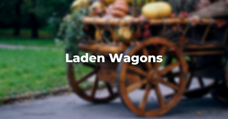 Laden Wagons
