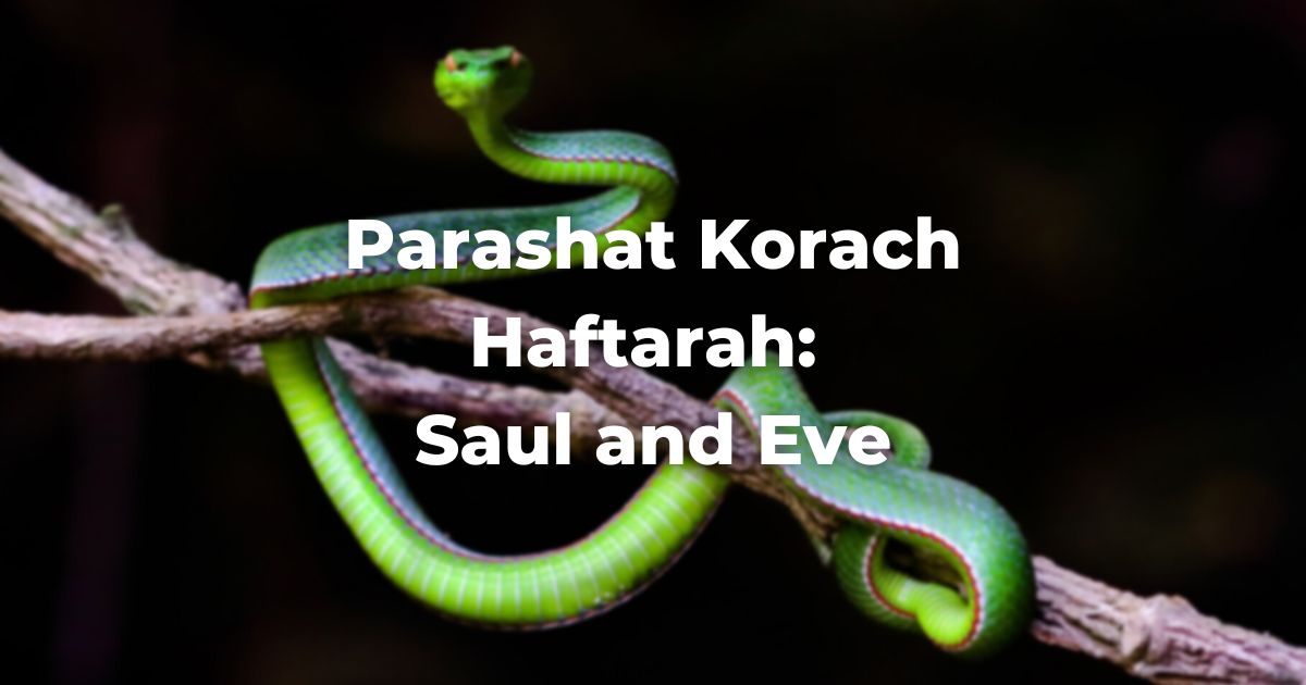 Parashat Korach Haftarah: Saul and Eve