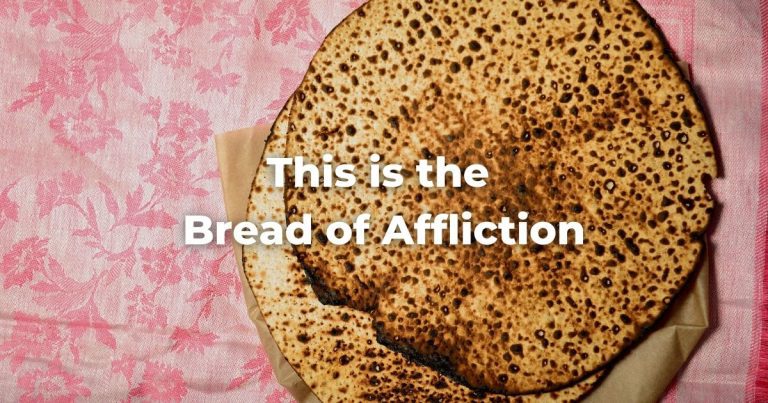 This is the Bread of Affliction