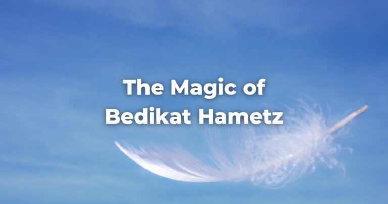 The Magic of Bedikat Hametz