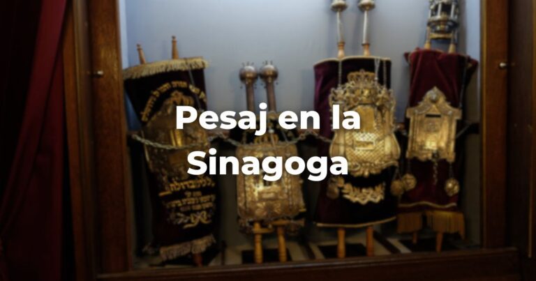 Pesaj en la Sinagoga