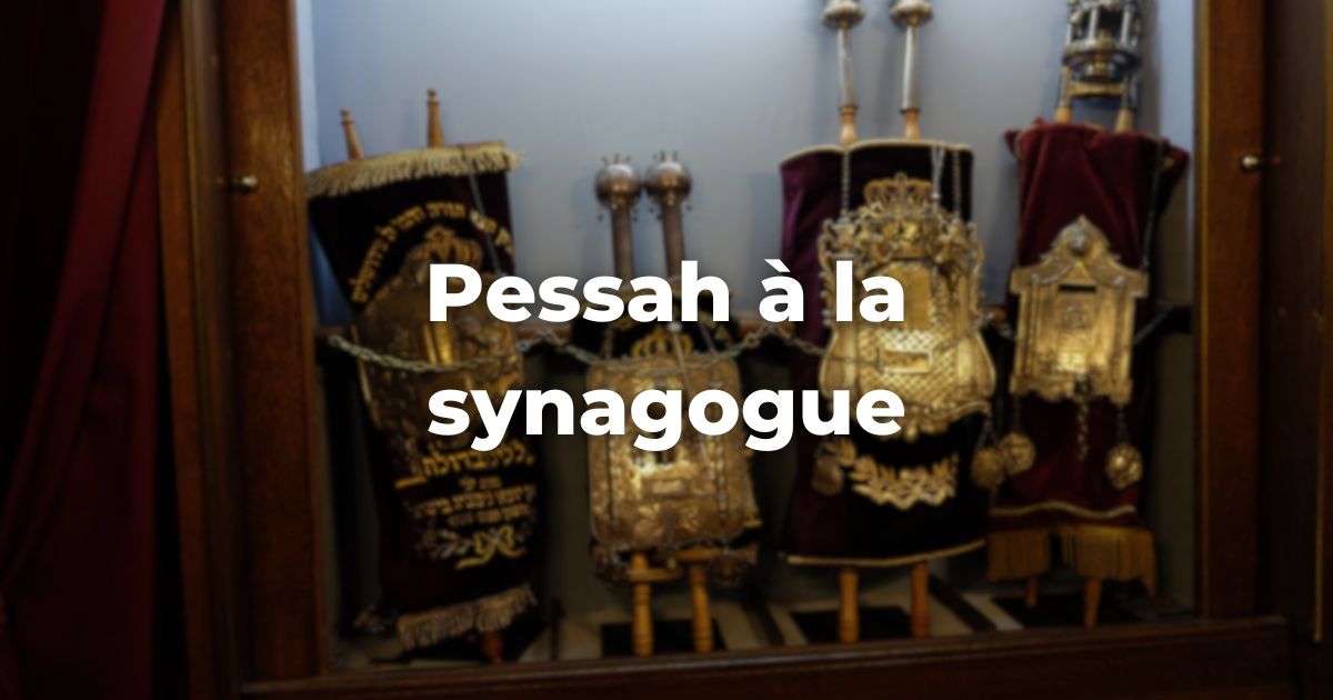 Pessah à la synagogue