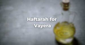 Haftarah for Vayera